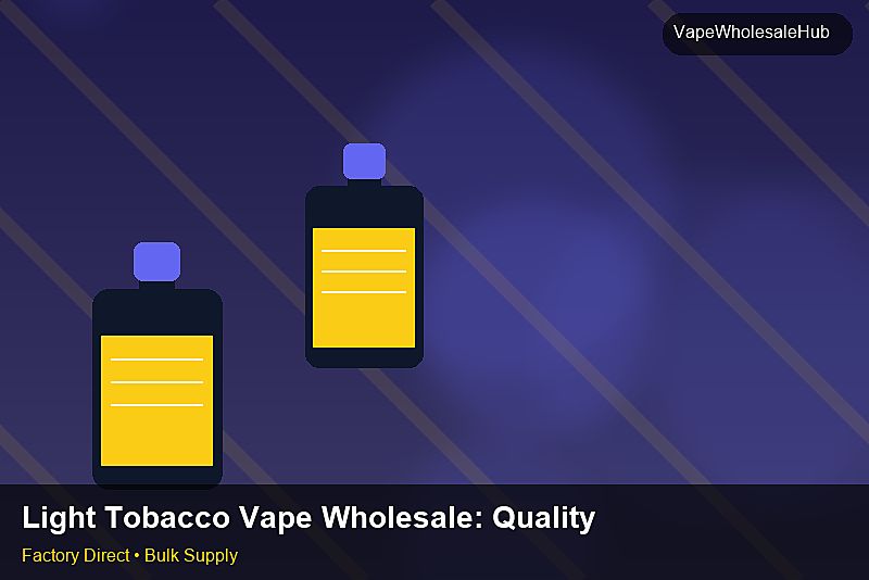 Light Tobacco Vape Wholesale โ Light Tobacco Vape Wholesale: Quality Inspection Checklist | 2026 Edition photo 2