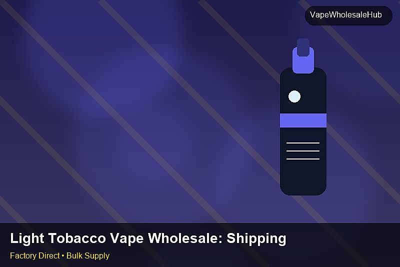 Light Tobacco Vape Wholesale — Light Tobacco Vape Wholesale: Shipping & Logistics | 2026 Edition photo 1