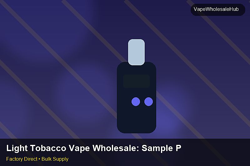 Light Tobacco Vape Wholesale — Light Tobacco Vape Wholesale: Sample Policy | 2026 Edition photo 1