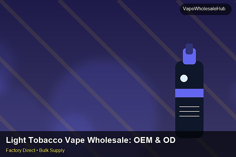 Light Tobacco Vape Wholesale — Light Tobacco Vape Wholesale: OEM & ODM Service | 2026 Edition photo 1