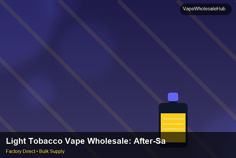Light Tobacco Vape Wholesale — Light Tobacco Vape Wholesale: After-Sales Support | 2026 Edition photo 2