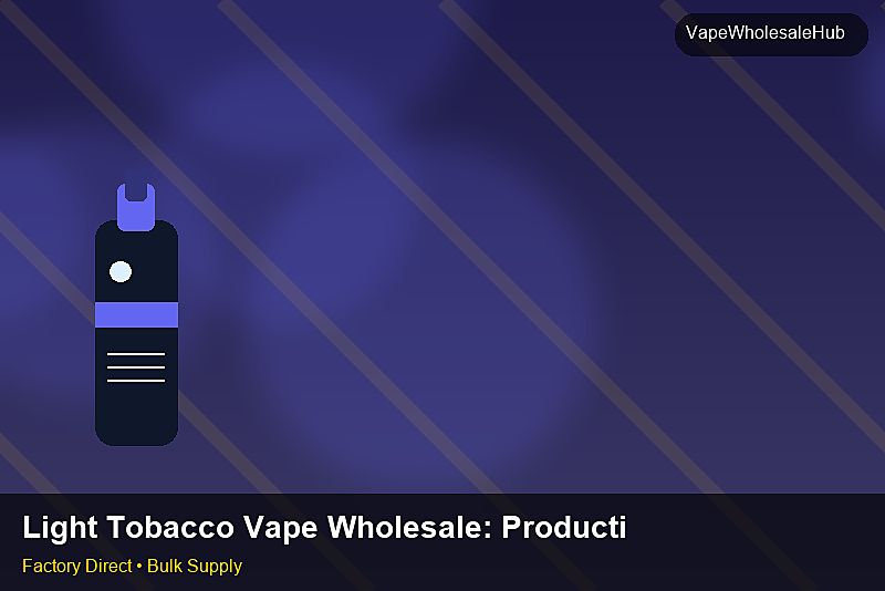 Light Tobacco Vape Wholesale — Light Tobacco Vape Wholesale: Production Capacity | 2026 Edition photo 1
