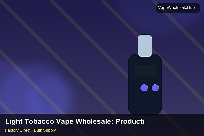 Light Tobacco Vape Wholesale — Light Tobacco Vape Wholesale: Production Capacity | 2026 Edition photo 2