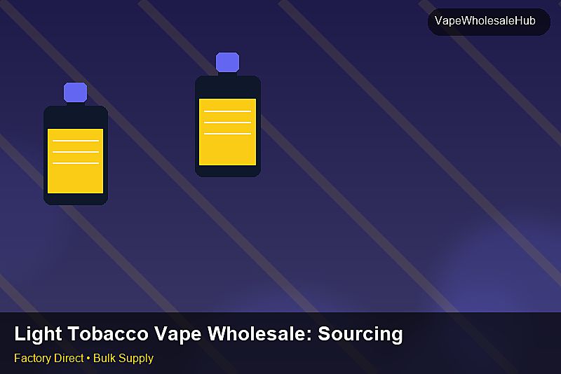 Light Tobacco Vape Wholesale — Light Tobacco Vape Wholesale: Sourcing Workflow | 2026 Edition photo 1