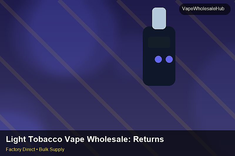 Light Tobacco Vape Wholesale — Light Tobacco Vape Wholesale: Returns & Warranty | 2026 Edition photo 2