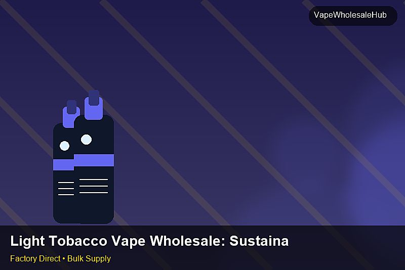 Light Tobacco Vape Wholesale — Light Tobacco Vape Wholesale: Sustainability | 2026 Edition photo 1