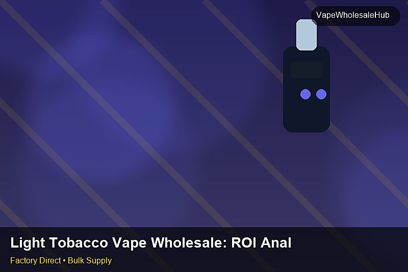 Light Tobacco Vape Wholesale โ Light Tobacco Vape Wholesale: ROI Analysis | 2026 Edition photo 2